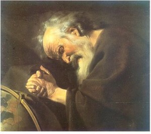 The great philosopher, Heraclitus was living in an ancient city in Greek, before Plato, around late 6th century BCE.